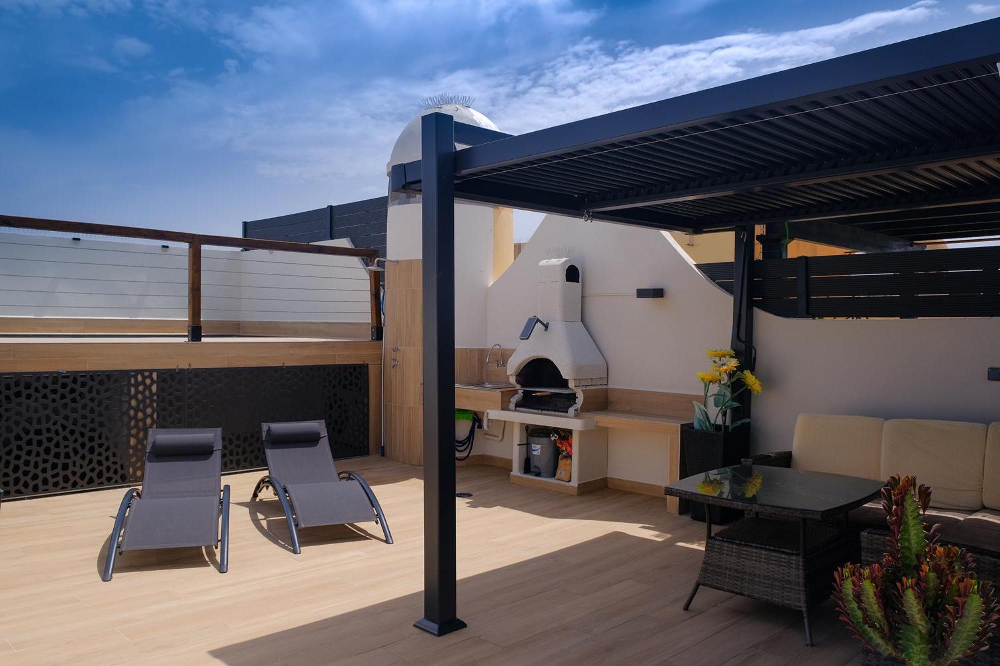 Apartament El Atico De Teresa Con Piscina Privada Climatizada A 250M Playa Vera Zewnętrze zdjęcie