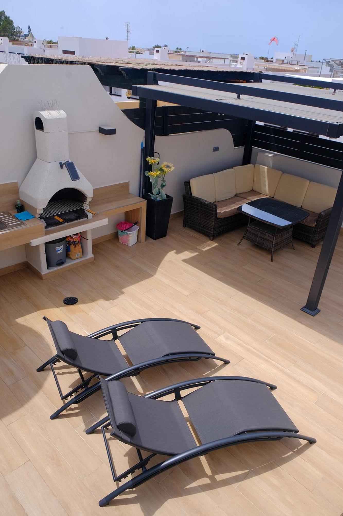 Apartament El Atico De Teresa Con Piscina Privada Climatizada A 250M Playa Vera Zewnętrze zdjęcie